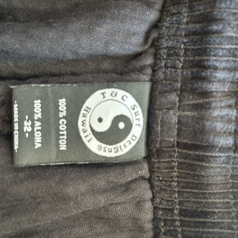 Men's Black Corduroy Drawstring Shorts